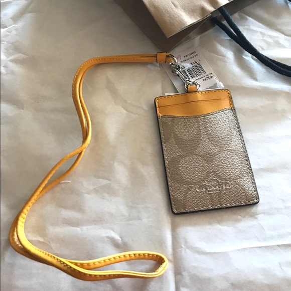 Coach Handbags - New! Coach Lanyard ID holder
